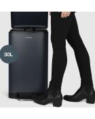 Poubelle à pédale bleu profond  - 30L