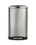 Poubelle à pédale inox - 30L