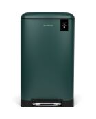Poubelle à pédale vert canard - 40L