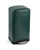 Poubelle à pédale vert canard - 40L