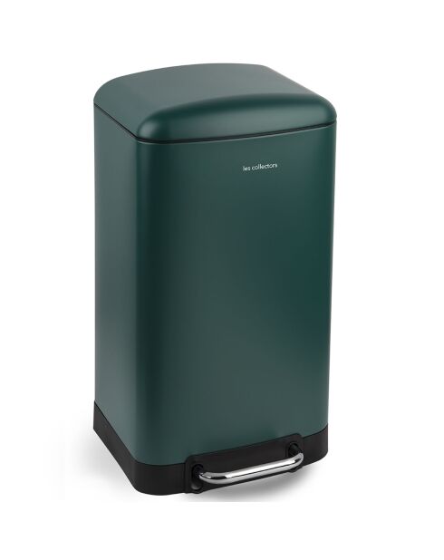 Poubelle à pédale vert canard - 40L