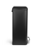 Poubelle à pédale noire - 40L