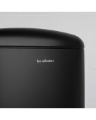 Poubelle à pédale noire - 40L