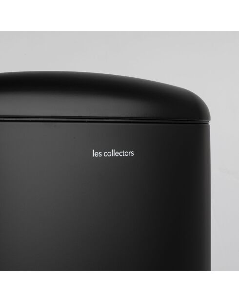 Poubelle à pédale noire - 40L