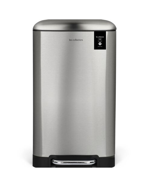 Poubelle à pédale inox - 40L