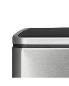 Poubelle de tri à pédale inox - 3x18L