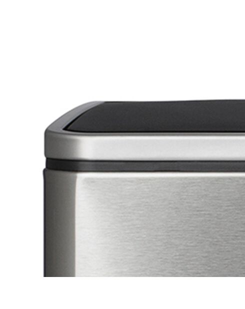 Poubelle de tri à pédale inox - 3x18L