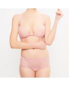 Soutien-gorge push-up amovible sans armatures Marble Mood rose/beige