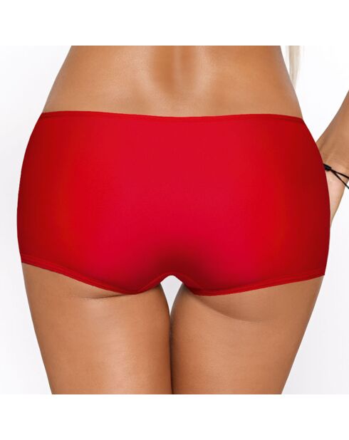 Shorty Vesta rouge