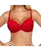 Soutien-gorge push-up Vesta rouge