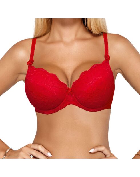 Soutien-gorge push-up Vesta rouge