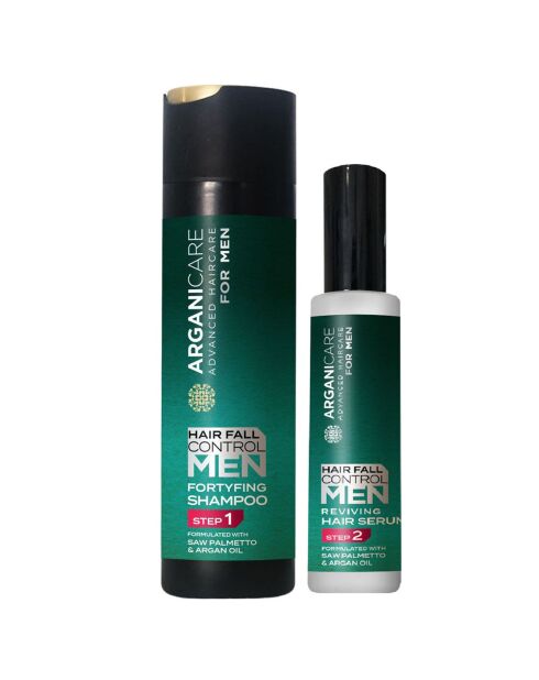 Coffret Anti-chûte pour Homme: Shampooing + Sérum 250+60 ml