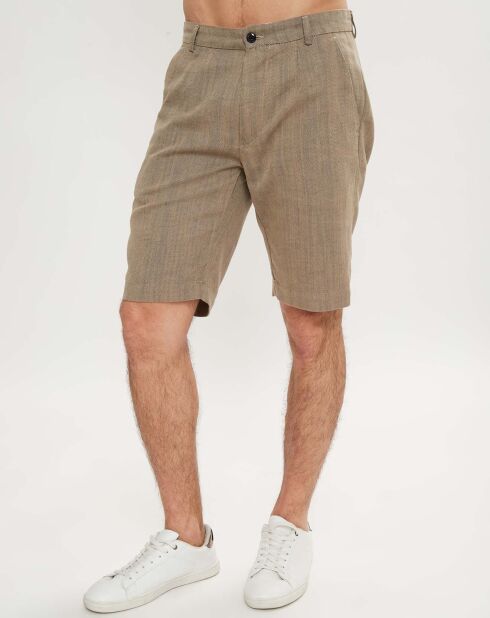 Short en Coton & Lin Pakar beige