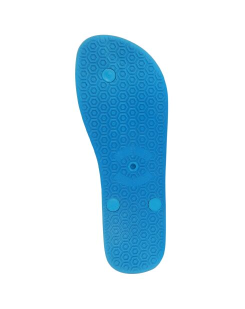 Tongs Printed Pop Art Pamela bleu ciel