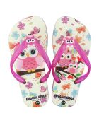 Tongs Printed Pop Noa fushia