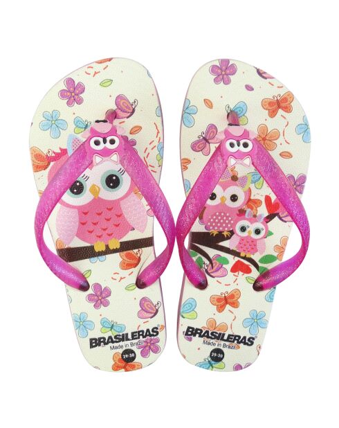 Tongs Printed Pop Noa fushia