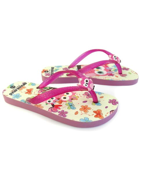 Tongs Printed Pop Noa fushia