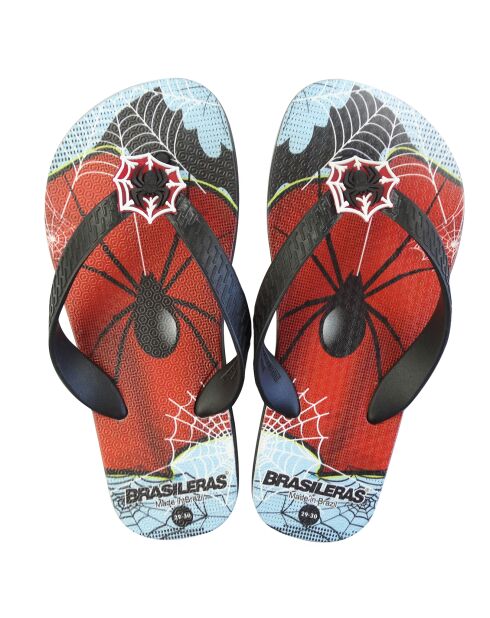 Schwarze bedruckte Pop Noemie Flip-Flops