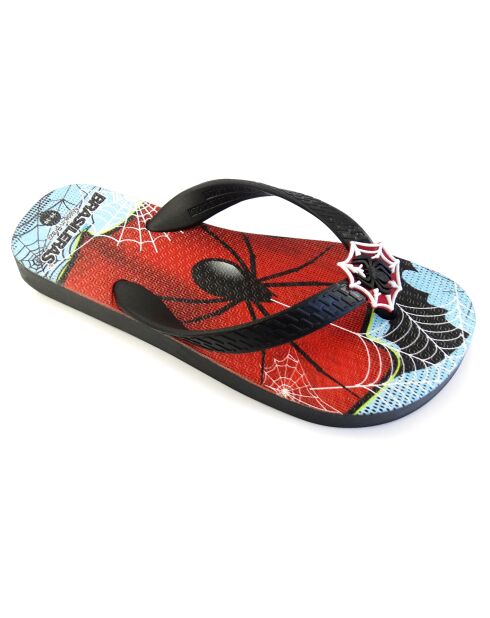 Schwarze bedruckte Pop Noemie Flip-Flops