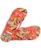 Tongs Printed Pop Art Lev rouges