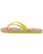 Tongs Printed Pop Art Lenna jaunes