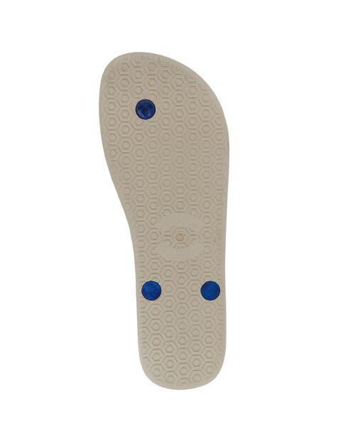 Tongs Printed Pop Art Sandra bleu royal