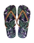 Tongs Printed Pop Art Karina dorées