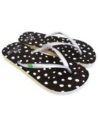 Tongs Printed Pop Art Pauline noires