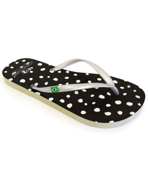 Tongs Printed Pop Art Pauline noires