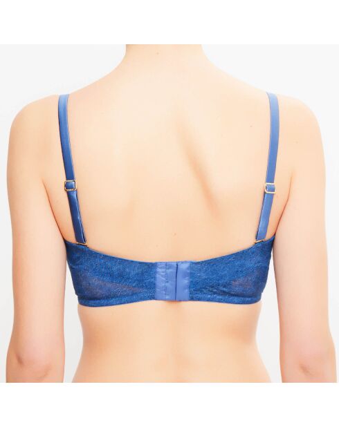 Soutien-gorge push-up Amethyst denim