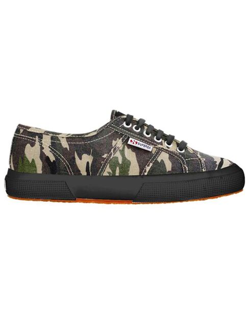 Baskets Camo kaki/noir