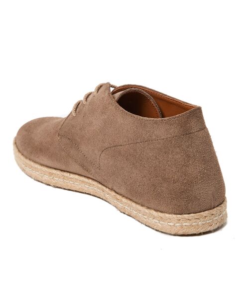 Desert Boots en Velours de Cuir Paul marron clair