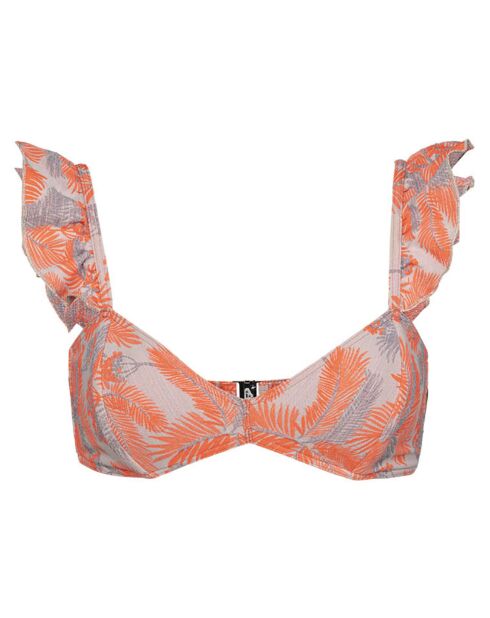 Palme Toi bikinitop met koraalprint