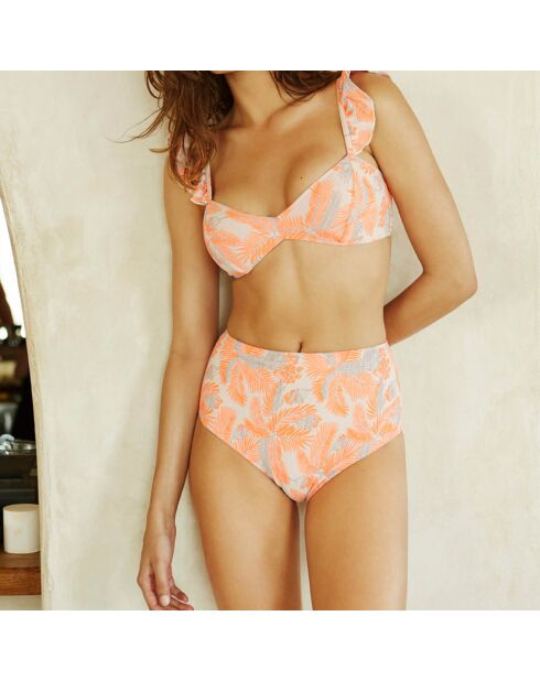 Palme Toi bikinitop met koraalprint