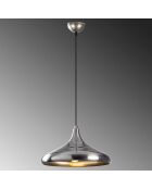 Suspension Berceste argenté - 35x35x116cm