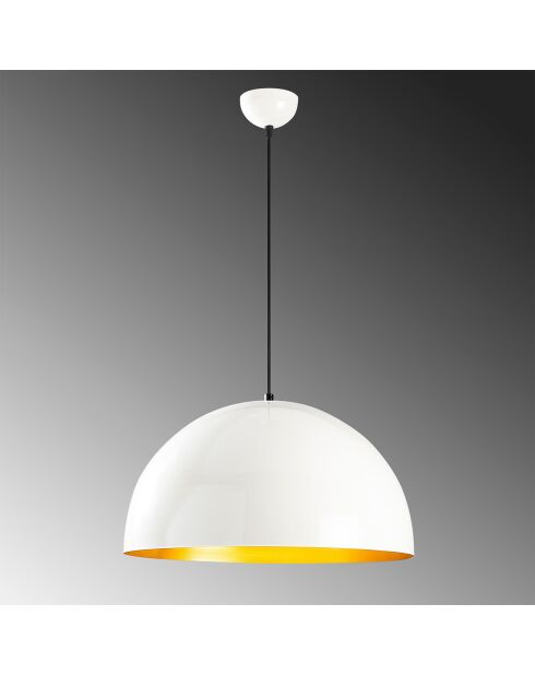 Suspension Berceste blanche - 50x50x121cm