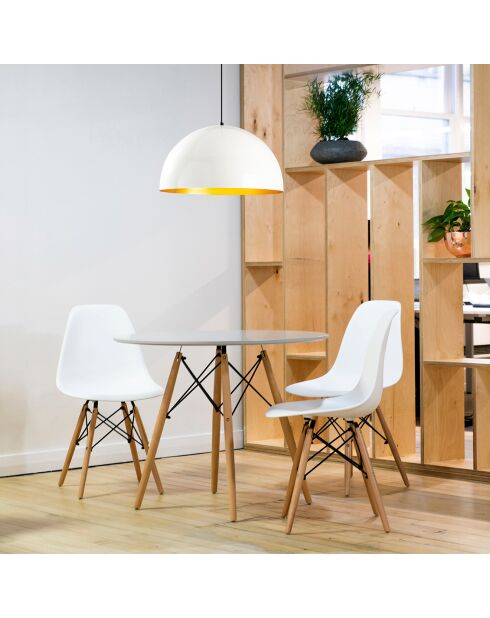 Suspension Berceste blanche - 50x50x121cm