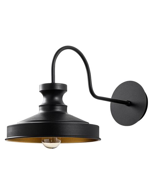 Berceste schwarze Wandleuchte - 22x42xh.23 cm