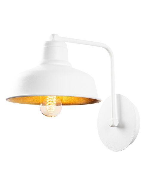 Lampada da parete Berceste bianca - 19x27xh.24 cm