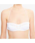 Haut de maillot bandeau Mirage blanc