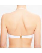 Haut de maillot bandeau Mirage blanc