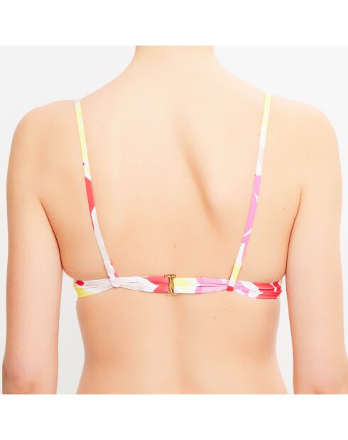 Fleur de Plume badpaktop met veelkleurige print