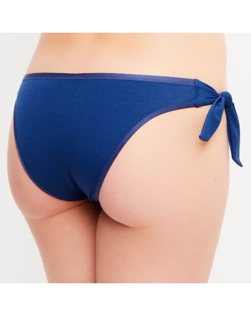 Swim-Essence blaue Bikinihose mit Krawatte