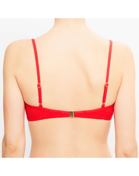 Aquamarijnrode bikinitop