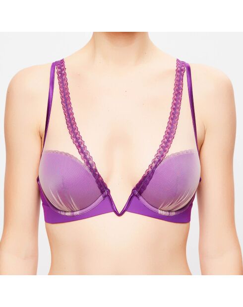 Soutien-gorge triangle avec armatures Moonstone violet