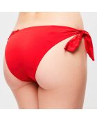 Bas de maillot à nouer Glimmering Soutache rouge