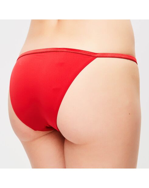 Bas de maillot Graphique Couture rouge