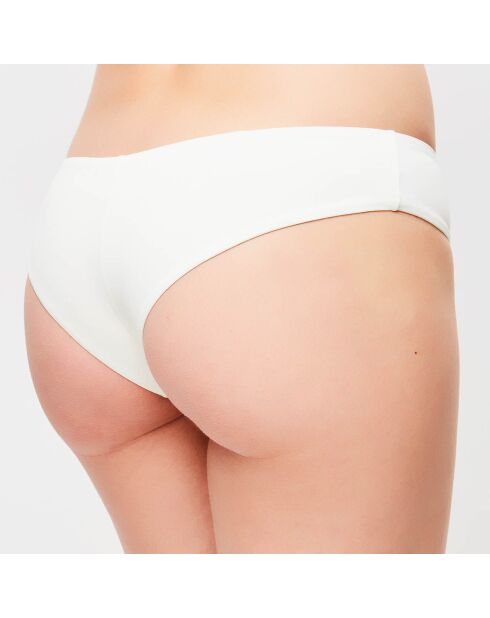 Bas de maillot échancré Beach Escape ivoire