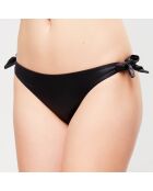 Bas de maillot à nouer Beach Nervures noir