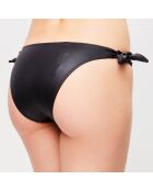 Bas de maillot à nouer Beach Nervures noir